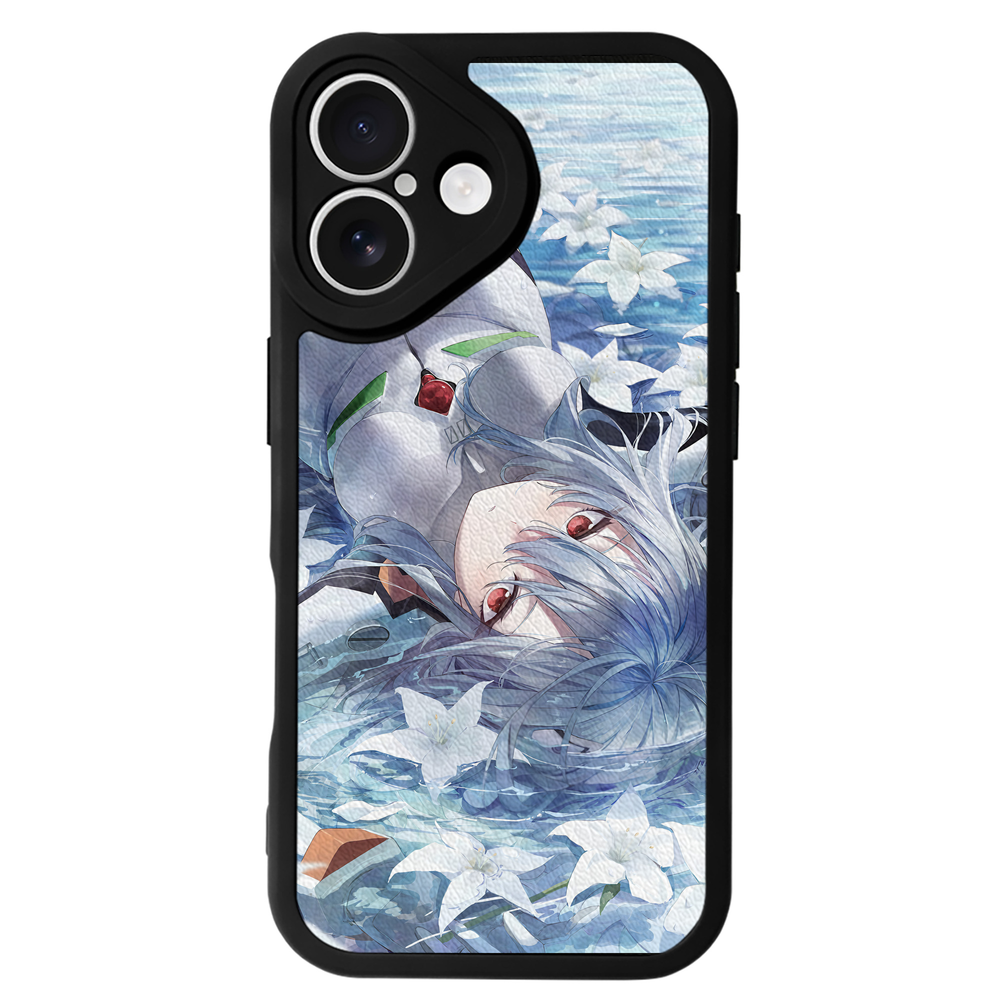 （画像用） EVA 新世紀エヴァンゲリオン 【iPhone 16シリーズ対応】シリコンスマホケース（レザー調） 材質：シリコン